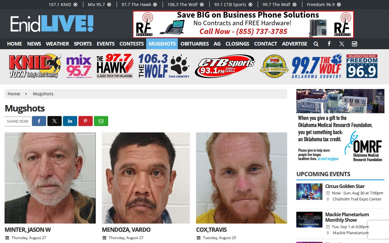 Garfield County local crime news mugshot archive source